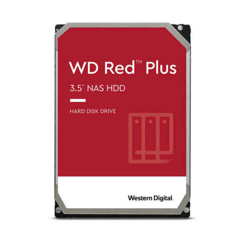 

Disco Duro WD Red Plus NAS 3,5' 5400 rpm 10 TB - Western Digital