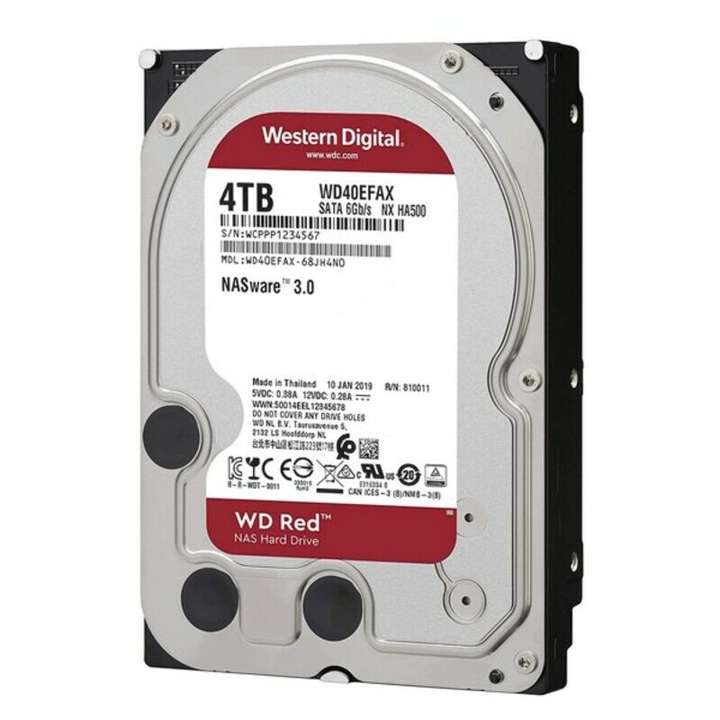 

Disco Duro RED NAS 5400 rpm 4 TB - Western Digital