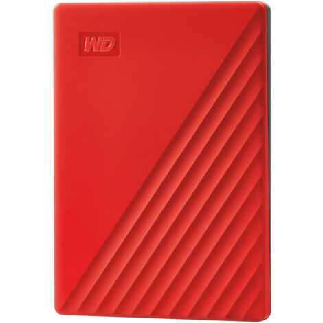 Western Digital My Passport disco rigido esterno 4 TB Rosso