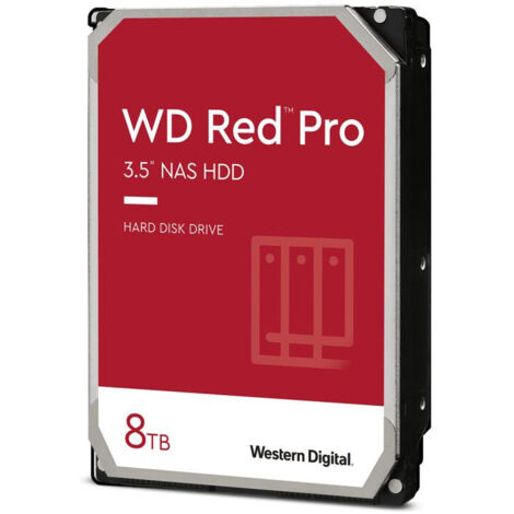 Western Digital Red Pro disque dur 8 To 7200 tr min 256 Mo 3.5 SATA