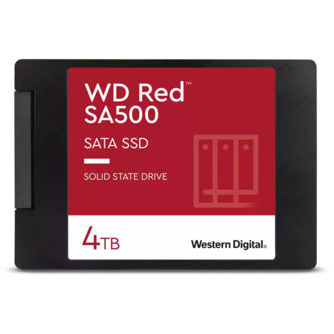 Western Digital Red WDS400T2R0A drives allo stato solido 4 TB 2.5 pollici Serial ATA III 3D NAND