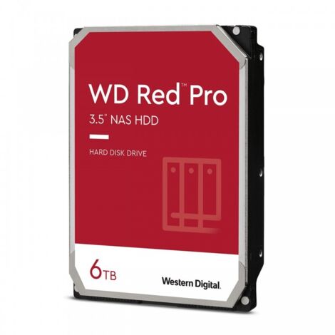 Western Digital WD Red Pro HDD Interno NAS WD6005FFBX 6TB 3,5" SATA 6Gb/s 7200 RPM 256 MB