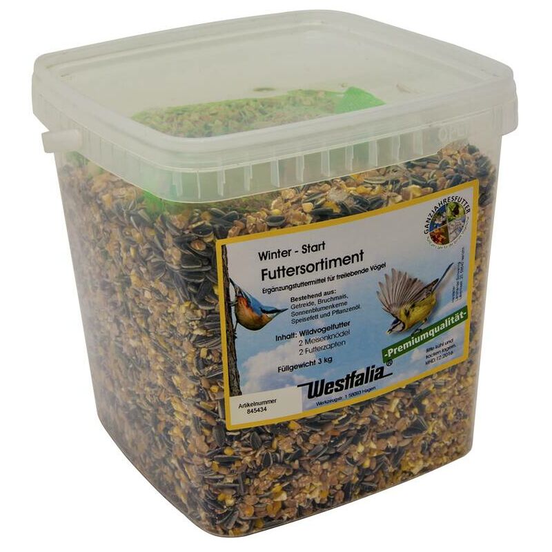 Assortiment d'aliments pour animaux 'Winter-Start', seau de 3 kg - Westfalia