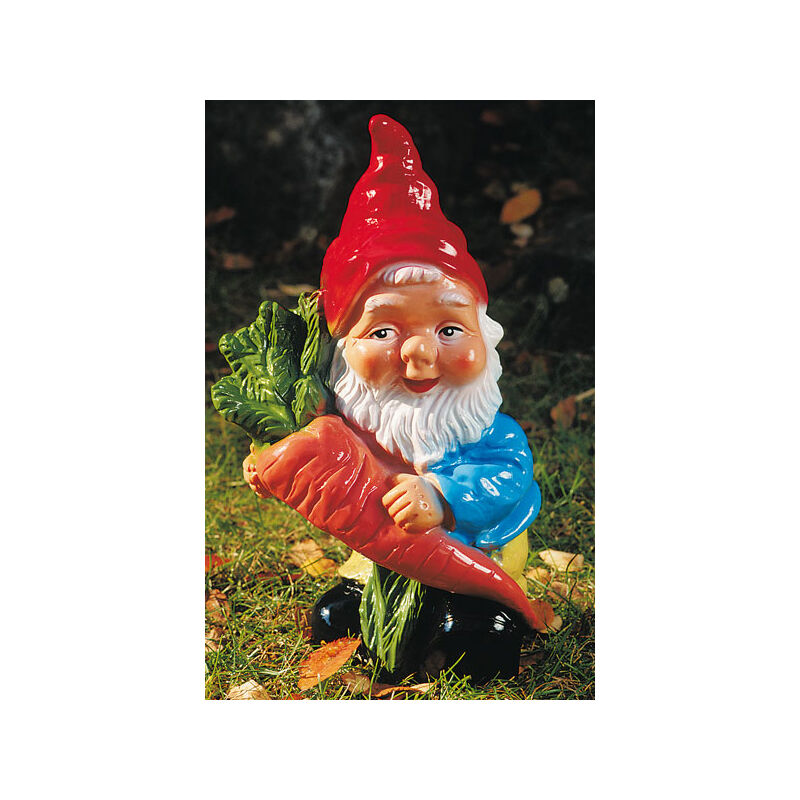 Nain de jardin avec navet, hauteur 26 cm OMÜ