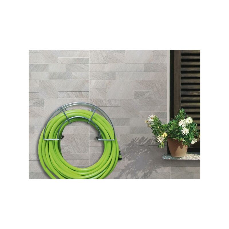 Soporte metálico manguera 1/2" - talla Acero inox