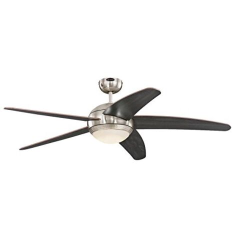 Westinghouse Lighting 7206840 Ventilatore a Soffito, Metallo, 132 X 132 X 36 Cm, Cromo Satinato