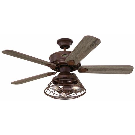 Westinghouse Lighting 7220540 Ventilatori da Soffitto per Interni in Legno Rustico 55 W
