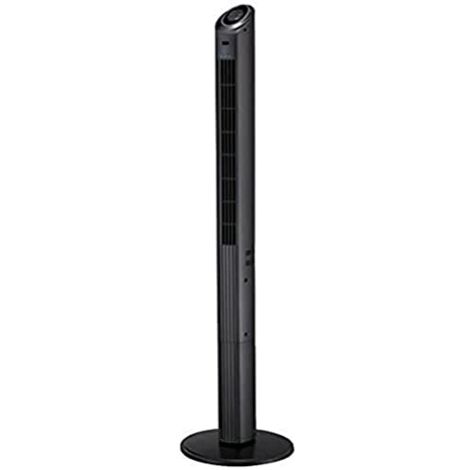 Westinghouse Lighting 7272340 Highland I, ventilatore a colonna oscillante con telecomando e temporizzatore, finitura nera