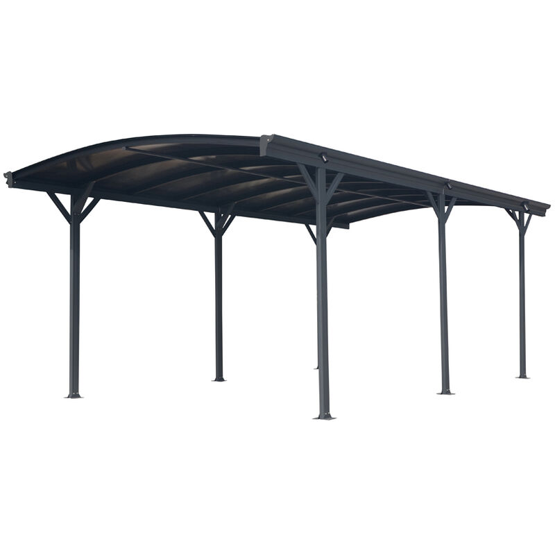 Westmann - Aluminium Toiture ronde Carport Bergen Anthracite