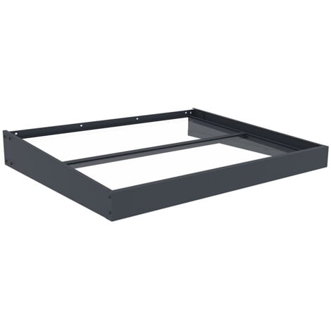 Westmann auvent en métal Moda B Anthracite 80x120x14 cm