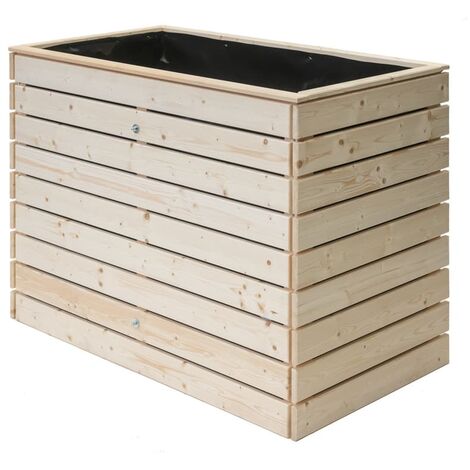 Westmann Bois parterre surélevé pour herbes aromatiques L naturel