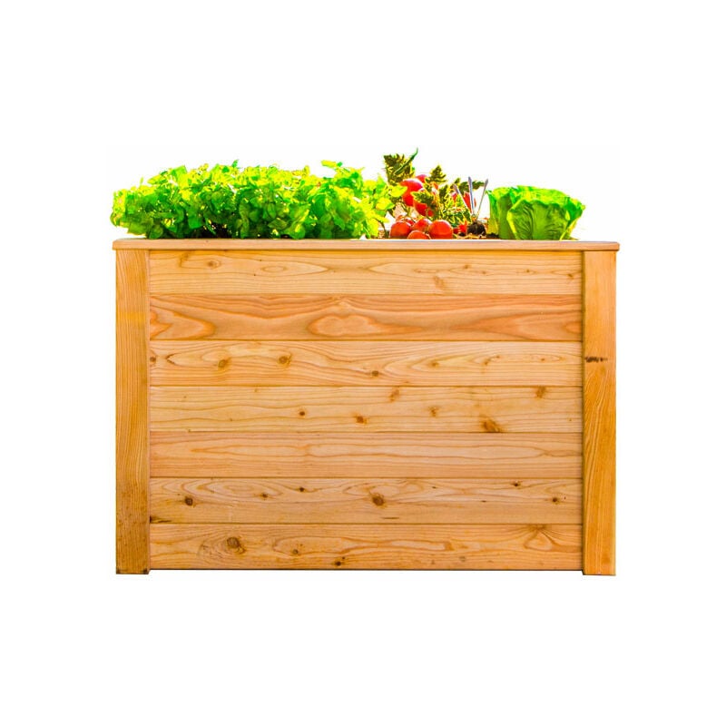 Lit surélevé en mélèze Klassik 100 Nature 100x65x66 - Westmann