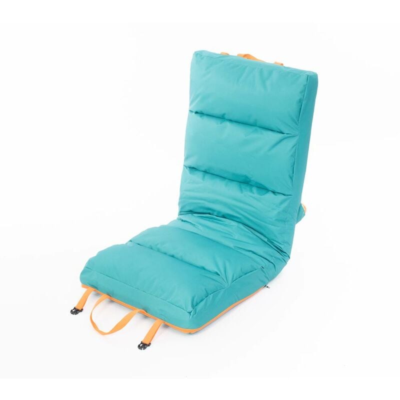 Westmann - Chaise de camping Lounger pétrole bleu 128x52 cm