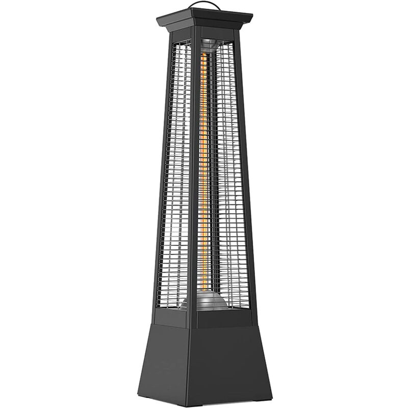 Westmann Chauffage infrarouge Volcano Noir 20x20x80 cm