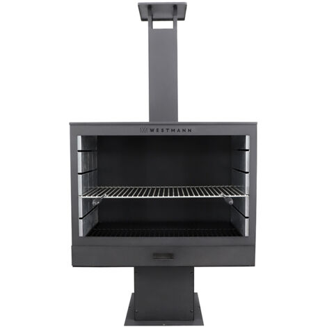 Westmann Grill und Gartenkamin, Terrassenofen, schwarz