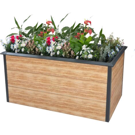 Westmann Hochbeet "Primus-Multi L" inkl. Schneckenschutz, holzoptik / anthrazit, 75 x 150 x 77 cm