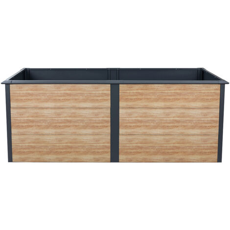 Westmann Hochbeet "Primus-Multi XL", holzoptik / anthrazit, 200 x 100 x 77 cm