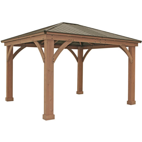 Westmann Holz Pavillon Devon 1214  Natur  427x366x317 cm