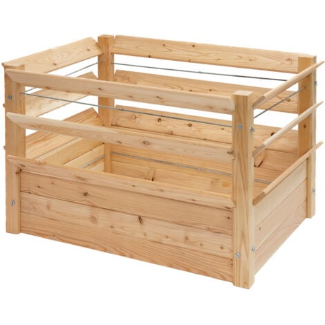 Westmann Lit surélevé en mélèze Premium XXL Nature