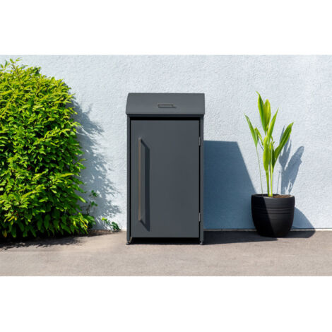 Westmann Mülltonnenbox "Moderna 1", anthrazit, 1er Box