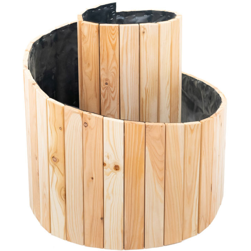 Westmann Holz Hochbeet Kräuterschnecke natur Ø 55x74 cm
