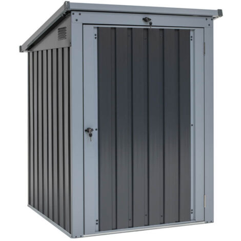 Westmann Stahl Mülltonnenbox und Gerätebox  Anthrazit  101x104x134 cm