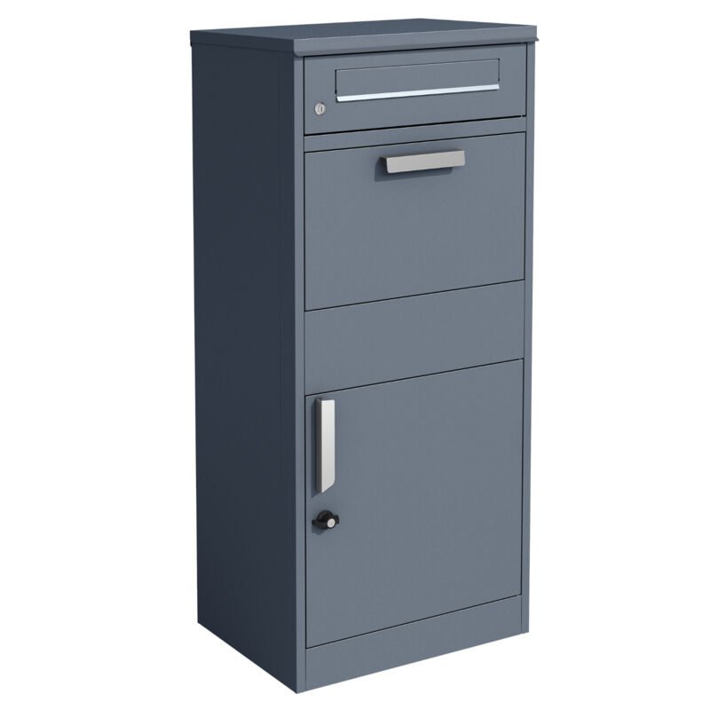 Westmann - Stahl Paketbox Pedro Anthrazit 50x37x112 Cm