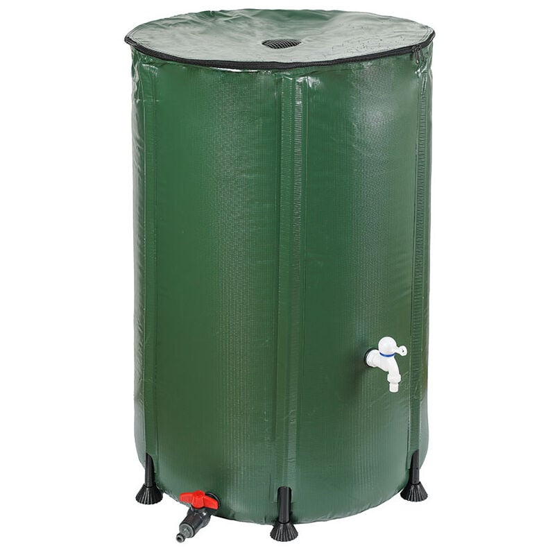 Westmann - Tonneau de pluie Oskar m Pliable Vert 250 l