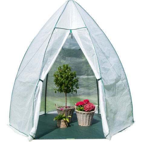 Westmann Überwinterungszelt & Foliengewächshaus Avocado  Weiß  250x250x250 cm