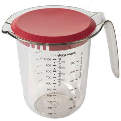 Westmark 1 Liter Messbecher mit Deckel