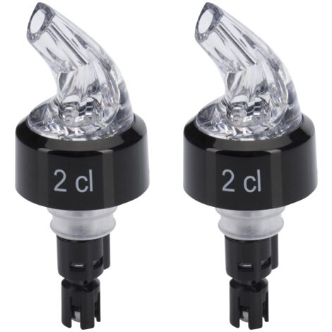Westmark 2 Beccucci Dosatori, Dosaggio per Ciascun Beccuccio: 2 cl, Plastica, Auto-Pour, Trasparente, 992022EG