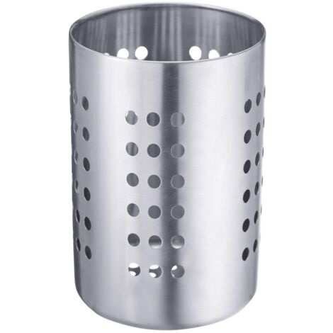 Westmark Cestello portaposate, Rotondo, Diametro: 6,8 cm, Altezza: 10,3 cm, Acciaio inox, Argento, 69002211