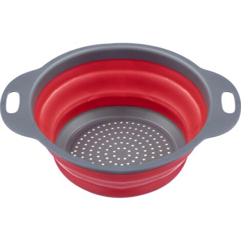 Westmark Colino pieghevole, con gancio per appendere, diametro interno: 18,5 cm, plastica, mini, rosso/antracite, 21232270