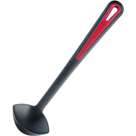 Westmark Mestolo per salse, Termo-resistente fino a 270 °C, PPA, Lunghezza: 29 cm, Gallant Plus, Nero/Rosso, 29542275