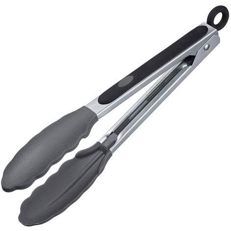 Pinza da cuoco in acciaio e silicone KitchenCraft viola