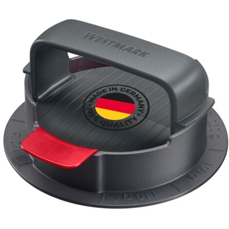 Westmark Pressa per hamburger VARIO PLUS – robusta pressa per hamburger, dimensioni individuali regolabili, applicazione pulita, anche per hamburger vegani – ABS