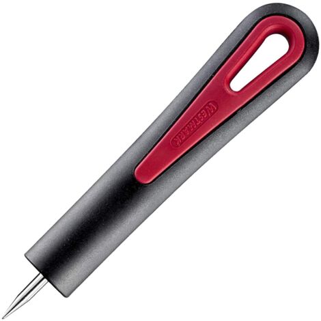 Westmark Punteruolo apriscatole, Lunghezza: 14 cm, Acciaio inox/Plastica, Gallant, Nero/Rosso, 291022E1