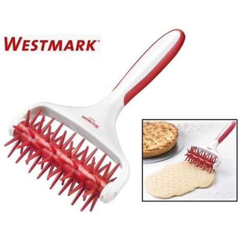 Westmark Rotella buca-impasto, Lunghezza: 20 cm, Plastica, Bianco/Rosso, 32172270