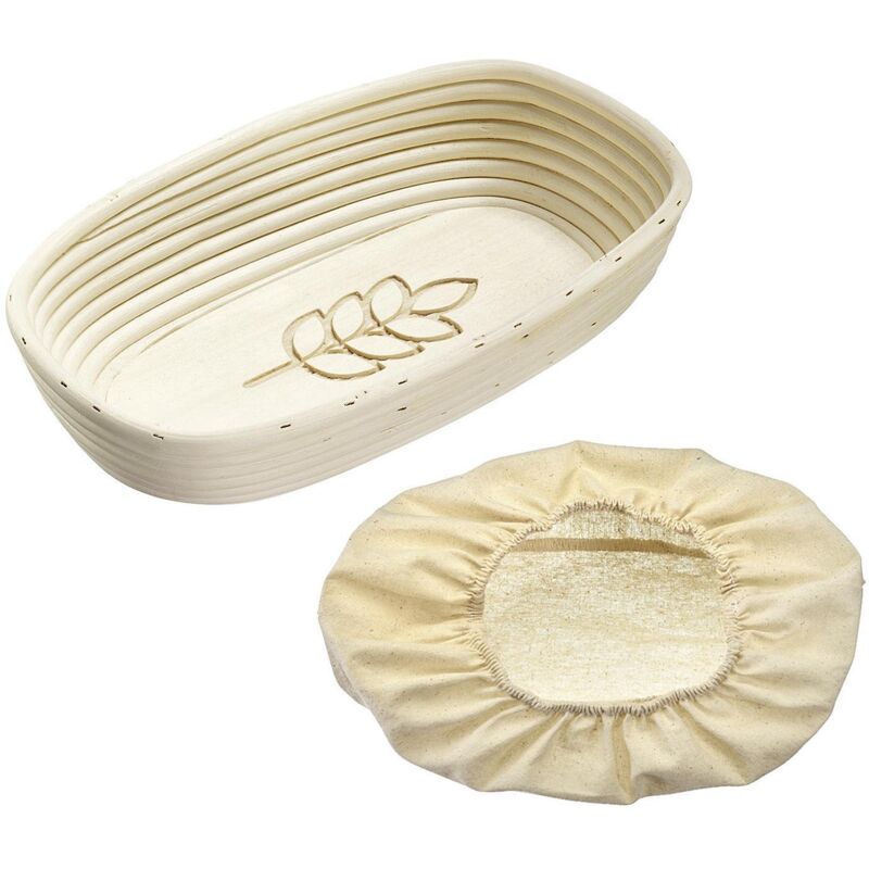Set de paniers de fermentation avec épis et housse 34x20,5x8cm