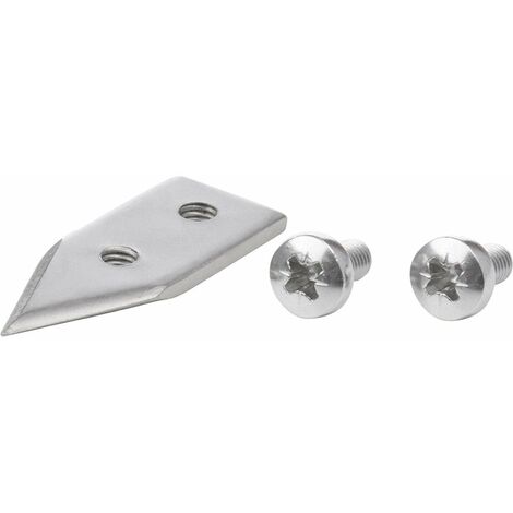 Westmark Set di parti di ricambio, 3 pezzi, Lama + 2 viti per macchina apriscatole Sieger Clou 30/40/50, Acciaio inox, Argento, 19952280