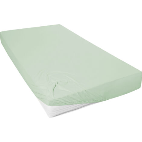 Westminster Spannbetttuch Jersey 150 x 200 cm eukalyptus Spannbettlaken