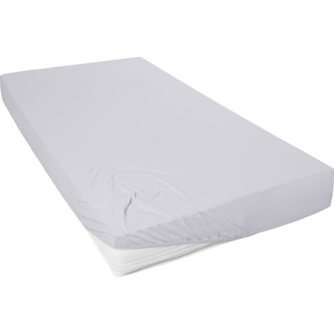 Westminster Spannbetttuch Mako Jersey 100 x 200 cm hellgrau Spannbettlaken