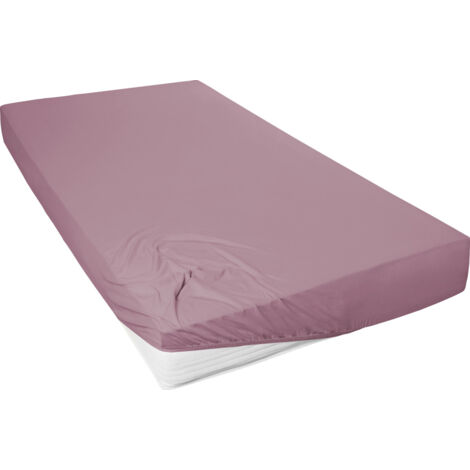Westminster Spannbetttuch Mako Jersey 150 x 200 cm rosenholz Spannbettlaken