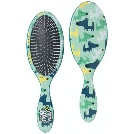 Wet Brush - Spazzola districante per cani di taglia grande, mimetica, multi pettine e strumento per rimuovere lo spargimento di cani a pelo lungo o corto, senza grovigli per meno tirare e tirare
