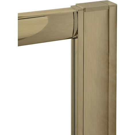 Wetroom Accessories Profile Extension Kit - 1850mm - Brushed Brass