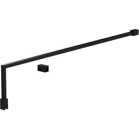 Wetroom Accessories Screen Support Bar Kit - Satin Black