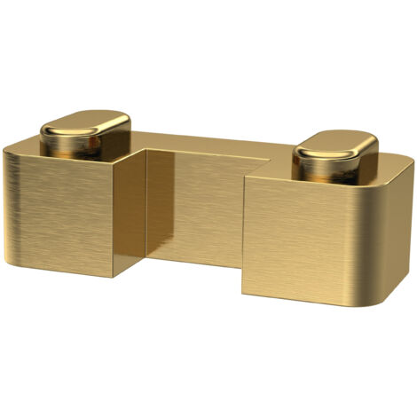 Wetroom Accessories Screen Support Foot - Brushed Brass