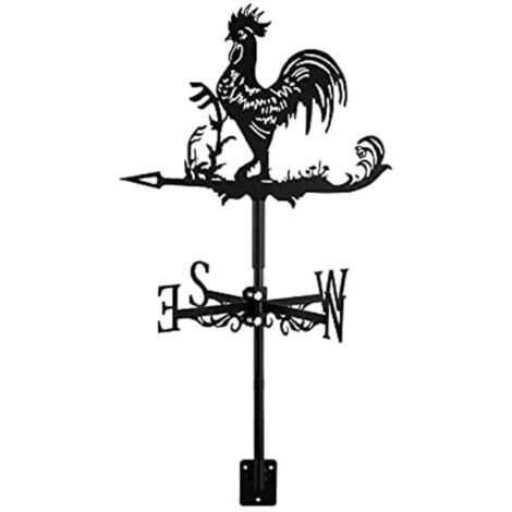 Wetterfahne für den Garten, Wetterfahne aus Metall, Dachwetterfahne für den Außenbereich, Garten, Dach, Koppel, Dekoration