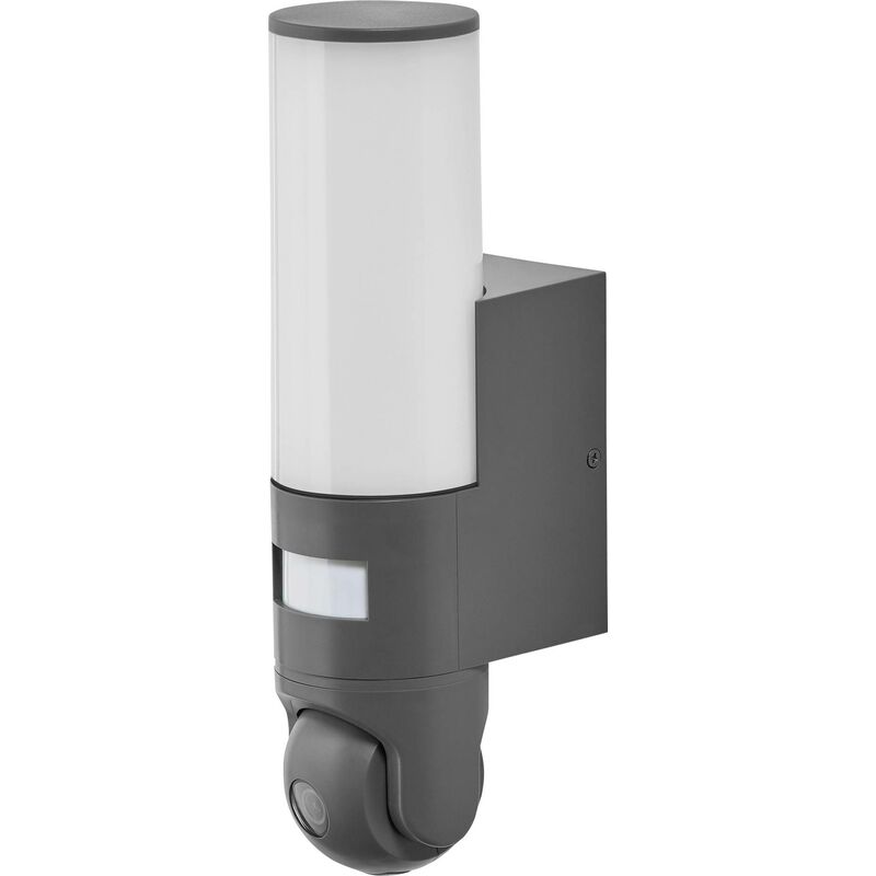 Smart+ Wall Camera Control 4058075564602 AC34854 Applique murale led extérieure avec caméra de surveillance 16 w W410162 - Ledvance