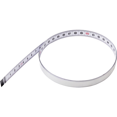 WF1 Maßband  selbstklebend 100 cm Stahlwerkstoff